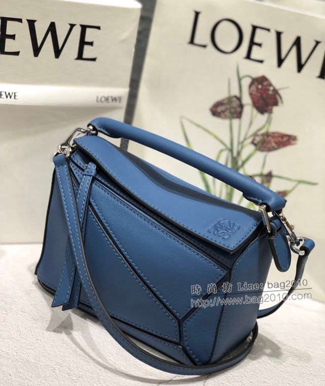 LOEWE爆款包包 羅意威迷你mini puzzle幾何拼接手提斜挎包 10173  tcl1178
